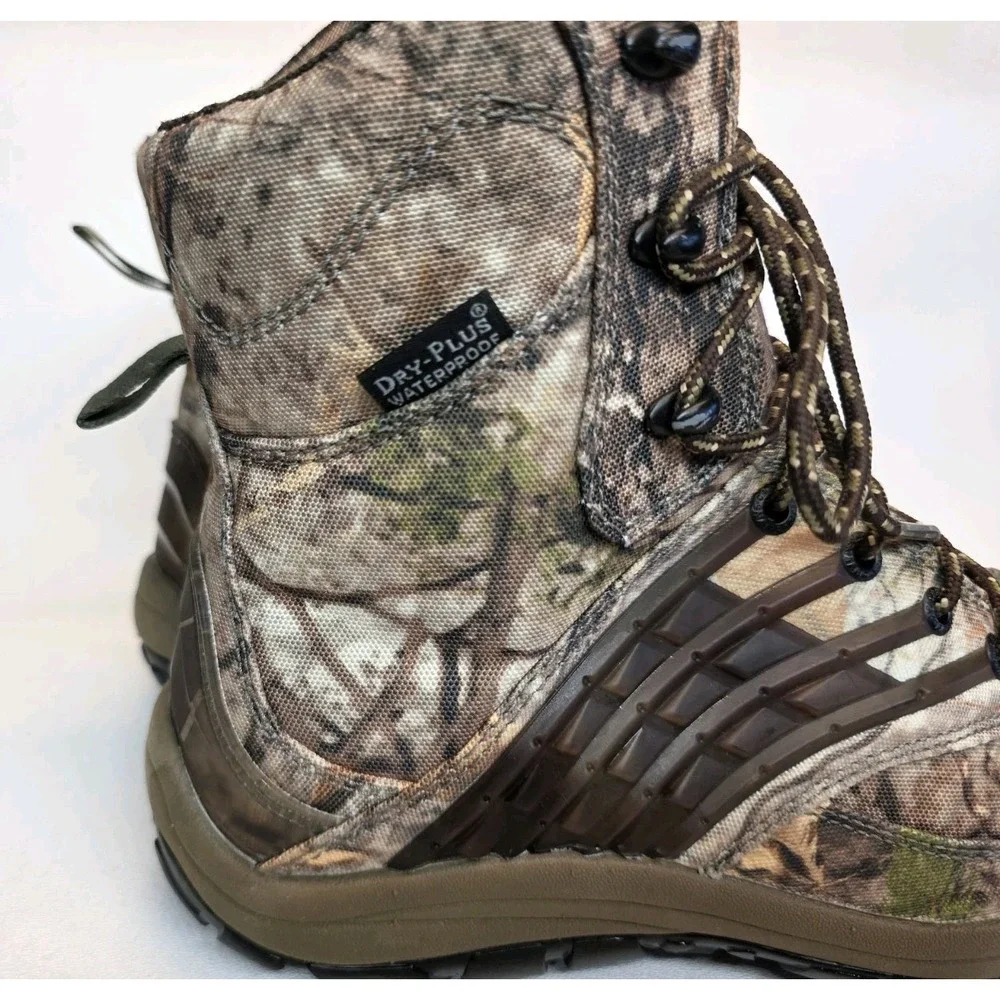 Mens 8.5 Cabela's Inferno Camo Insulated Waterproof Hunting / Camping Boots